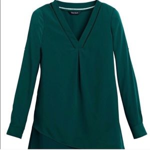 WHBM Notch Neck Asymmetrical Tunic